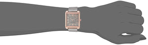 Nine West NW2091RGSB Reloj Análogo para Mujer, color Gris/Plata