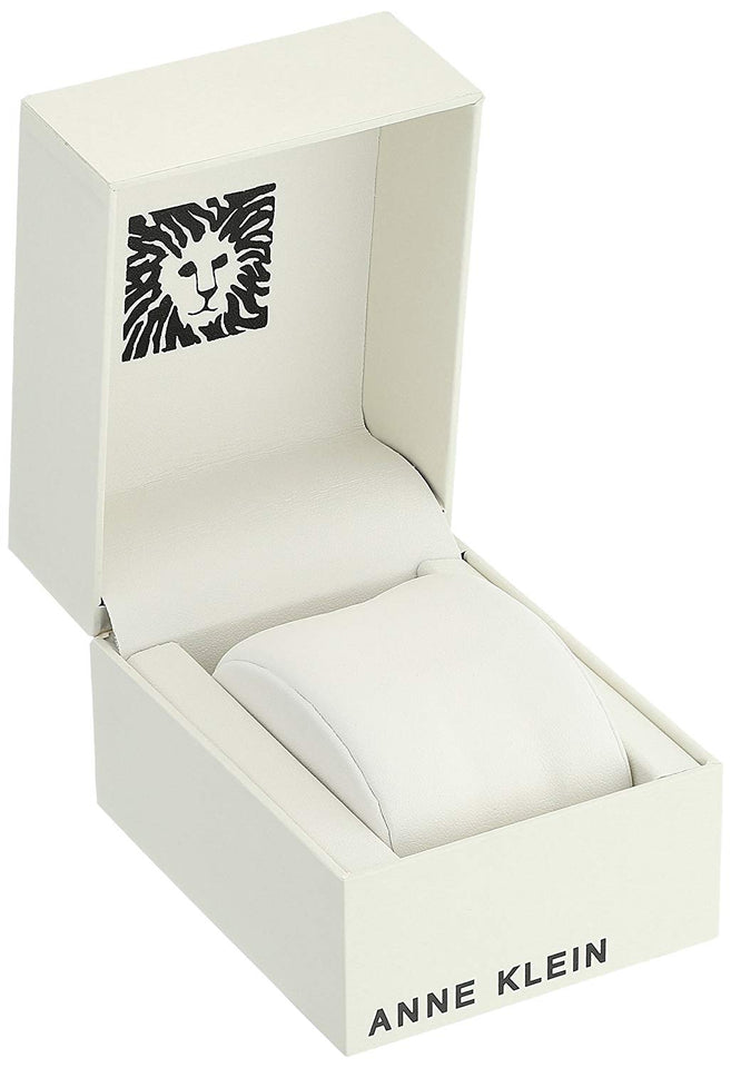 Anne Klein - Reloj de pulsera para mujer con esfera acentuada con diamantes