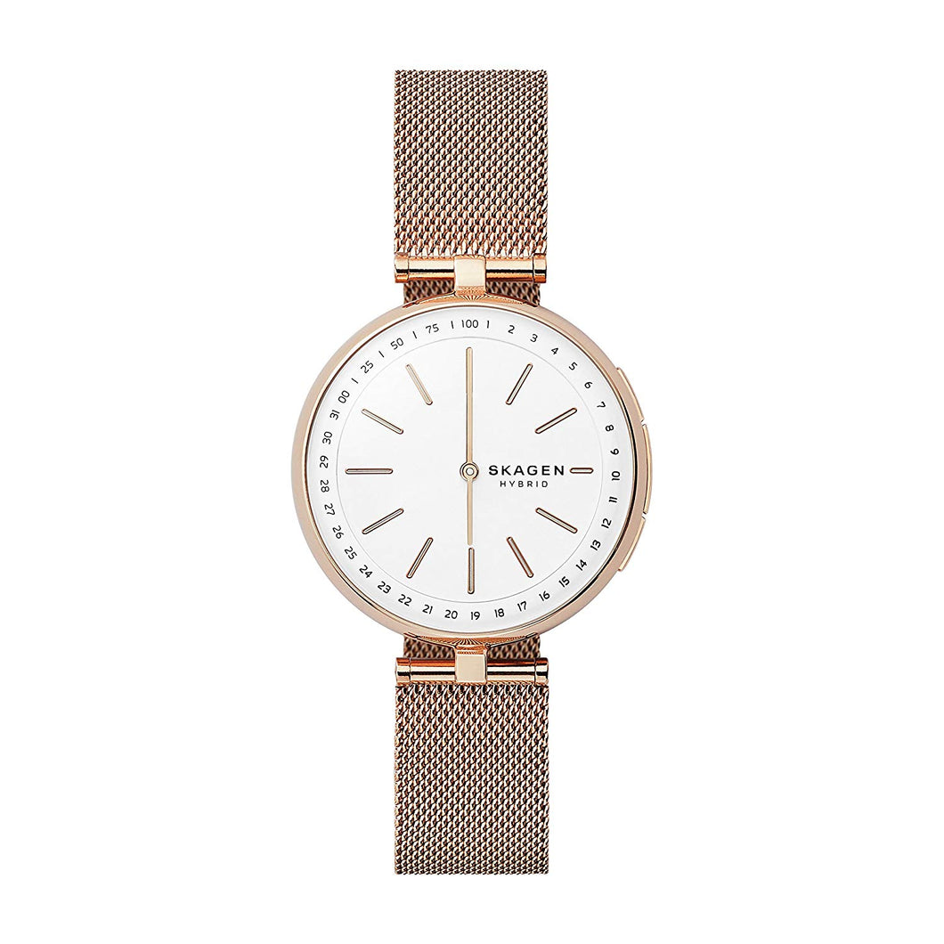 Skagen SKT1404 Smartwatch para Mujer, color Blanco/Rosa