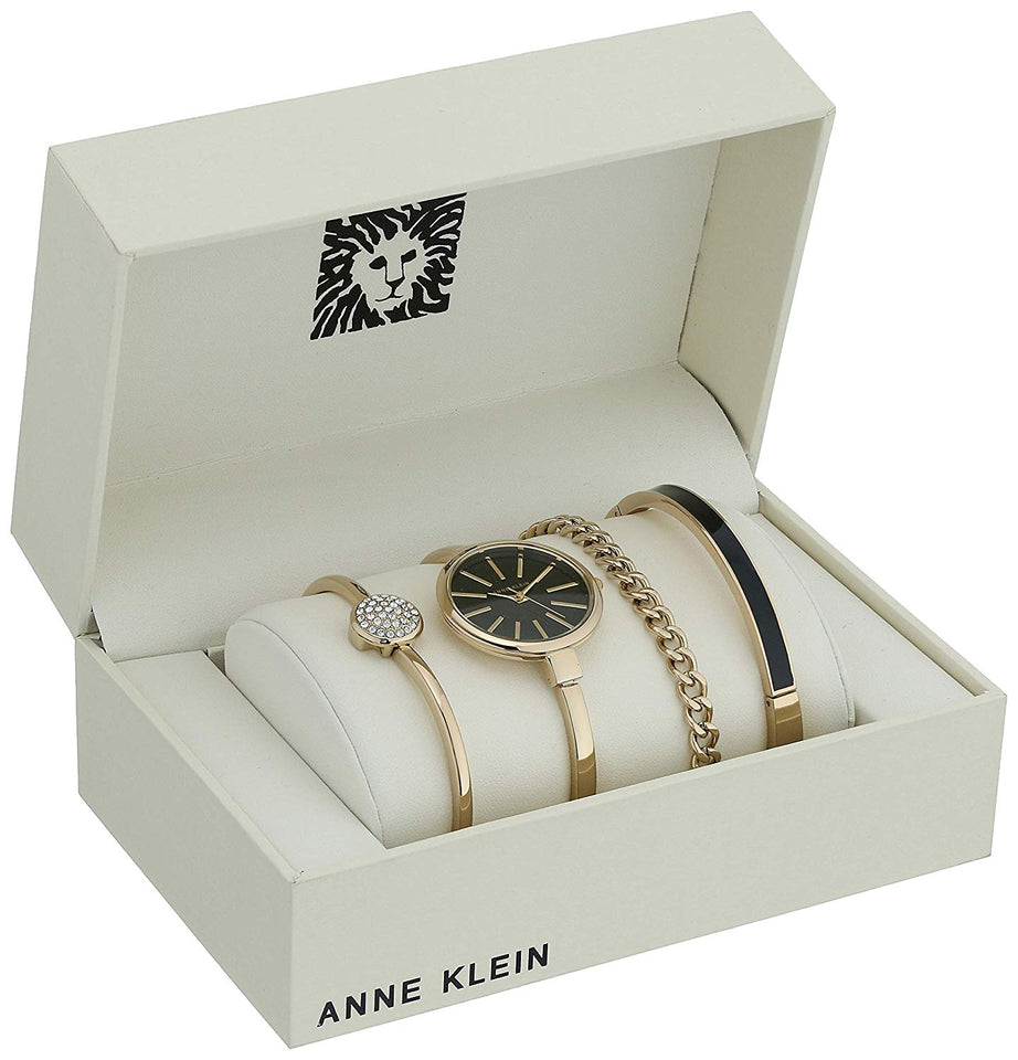 Anne Klein AK/1470 Set de reloj y brazalete para mujer