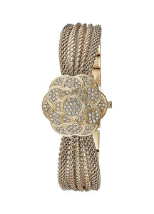 Anne Klein AK/1046CHCV Reloj para Mujer, Redondo, Análogo, color Oro